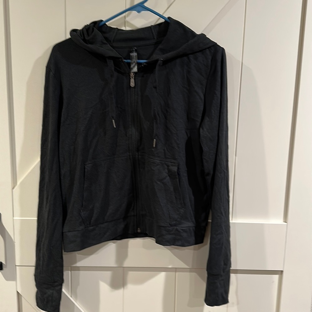 Kyodan girls, black zip up hoodie